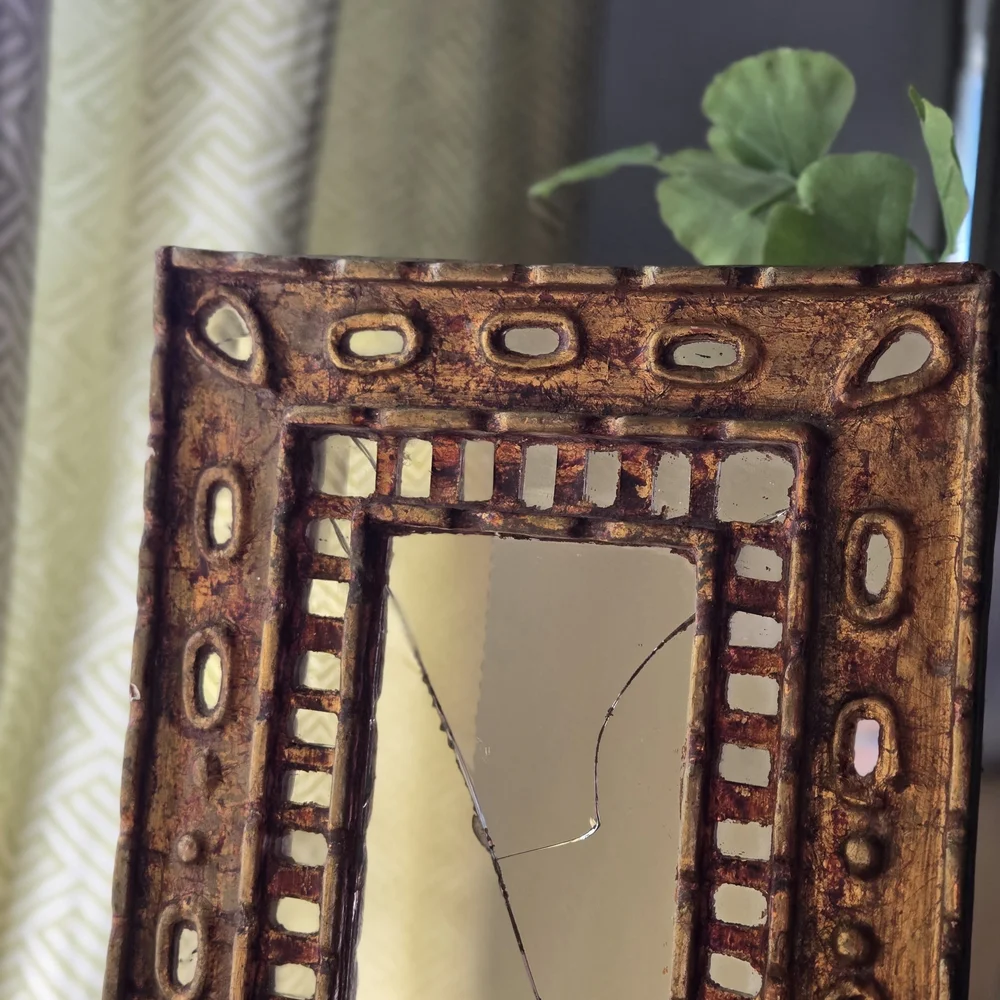 19th century baroque-style mirror | Gilded